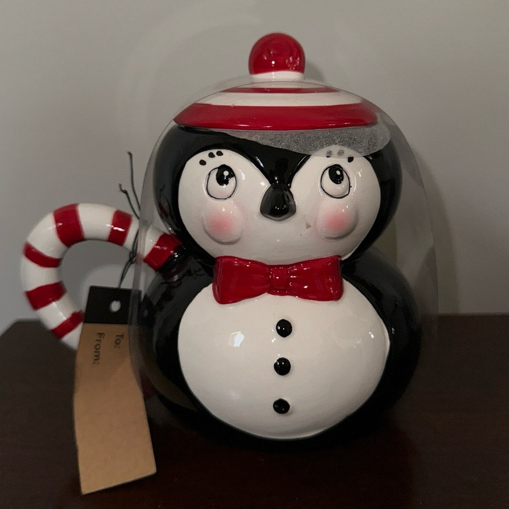 Joanna Parker penguin mug with lid 🇺🇸 release